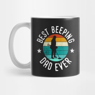 Best beeping dad ever, metal detecting gifts Mug